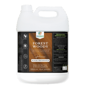 BeeGreen Room Freshener Spray Forest Woody 5L | Earthy Wood Natural Fragrance, Eco-friendly & Biodegradable, Essential Oils, Non-Alcoholic, Kids & Pet Safe